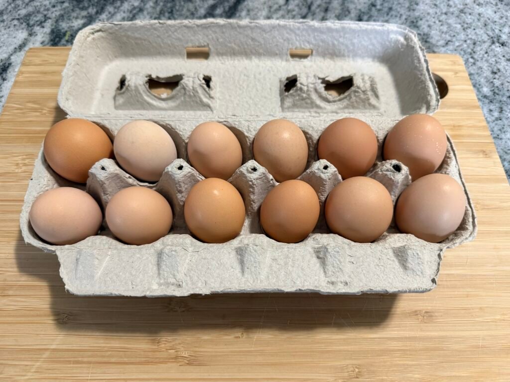 brown eggs